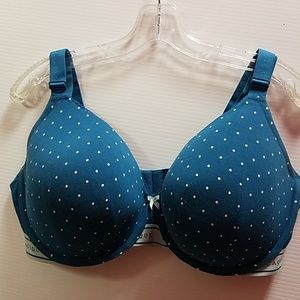 Lightly padded underwire bra